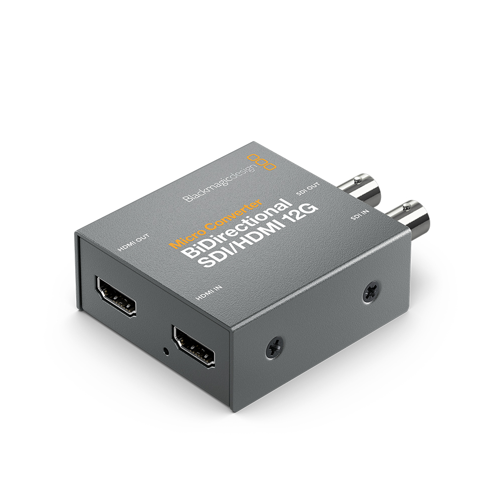Blackmagic Design Bidirectional SDI/HDMI 12G Micro Converter With Power Supply