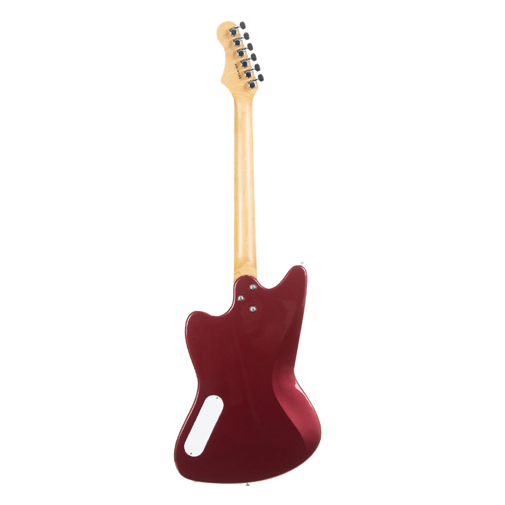 Harmony Silhouette Electric Guitar with Bigsby - Burgundy