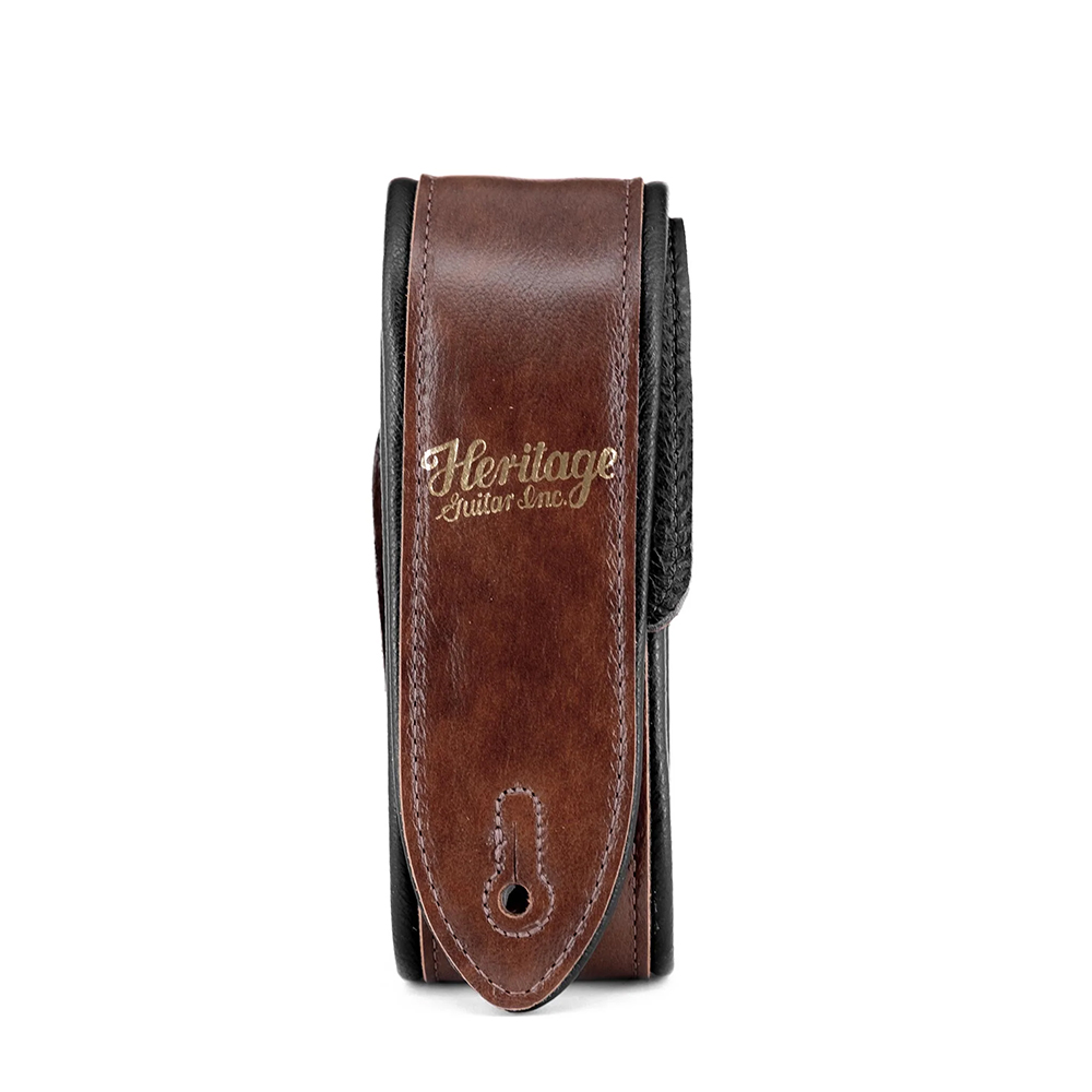 Heritage Premium Leather Guitar Strap - Brown