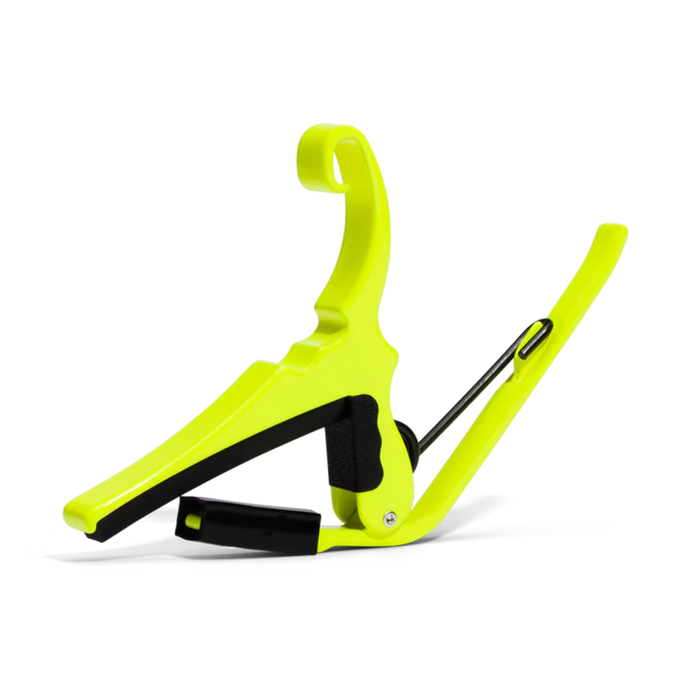 Kyser KG6NY Special Edition Neon Collection Quick-Change Acoustic Guitar Capo – Neon Yellow