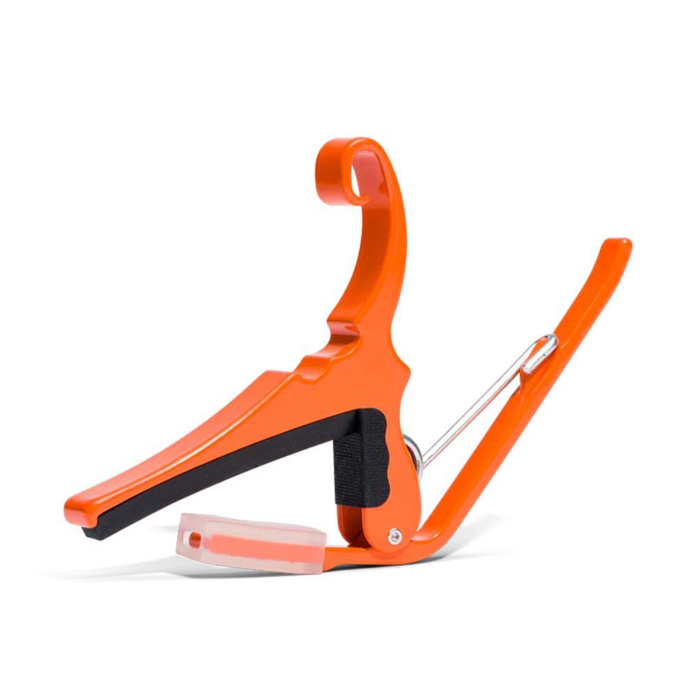 Kyser KG6O Quick-Change Acoustic Guitar Capo – Orange Blaze