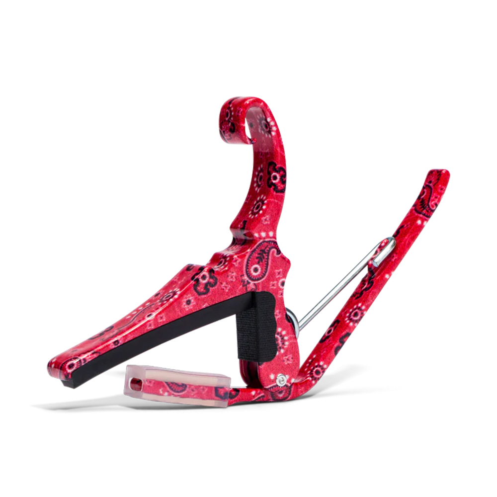 Kyser KG6RB Quick-Change Acoustic Guitar Capo – Red Bandana