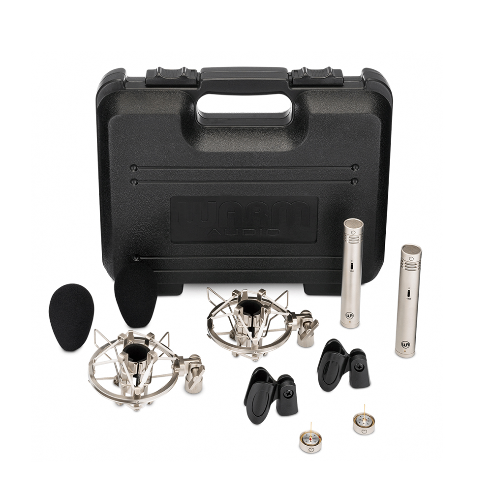 Warm Audio WA-84 Premium Stereo Package - Multi-pattern Small-diaphragm Condenser Microphone - Nickel