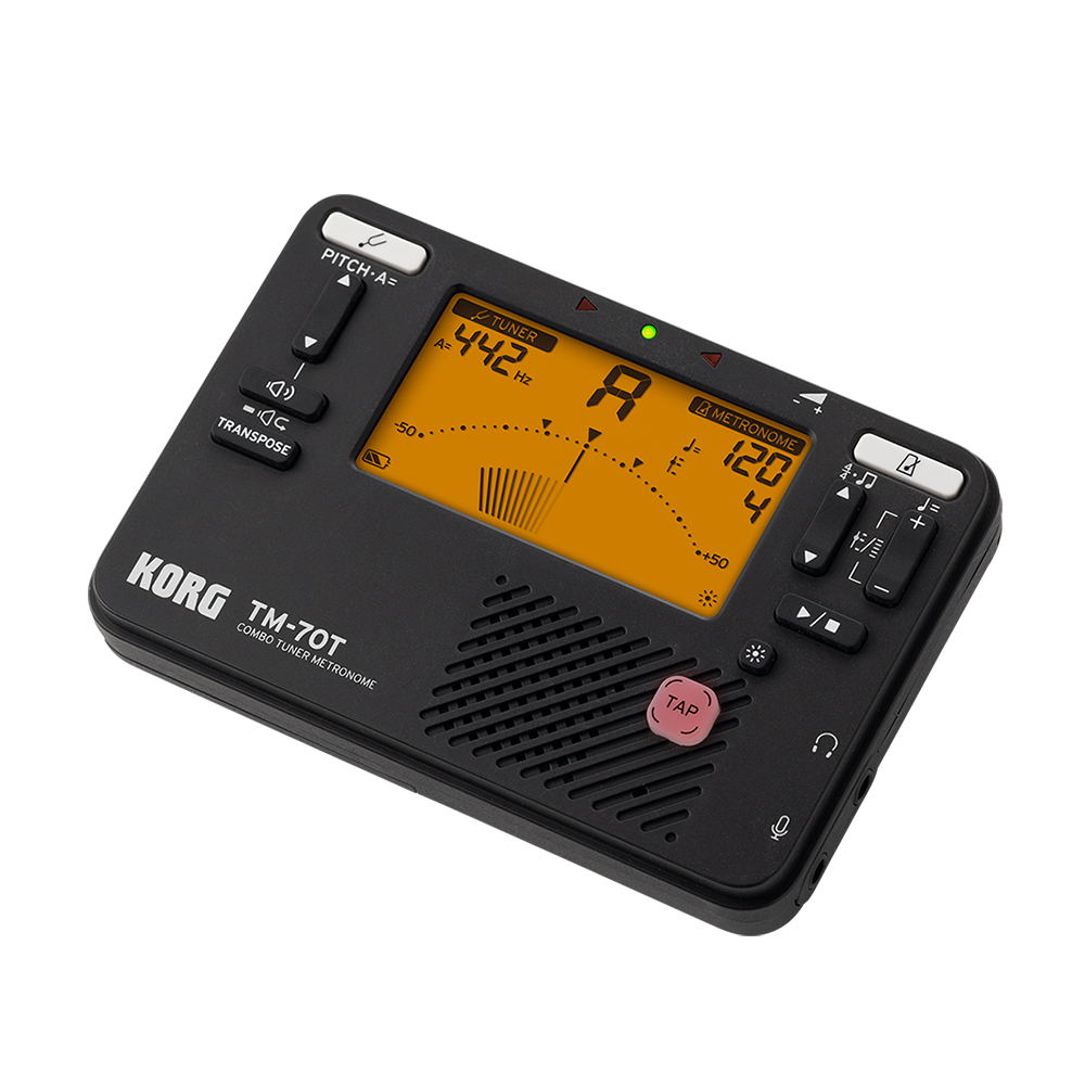 Korg TM-70T Tuner and Metronome - Black