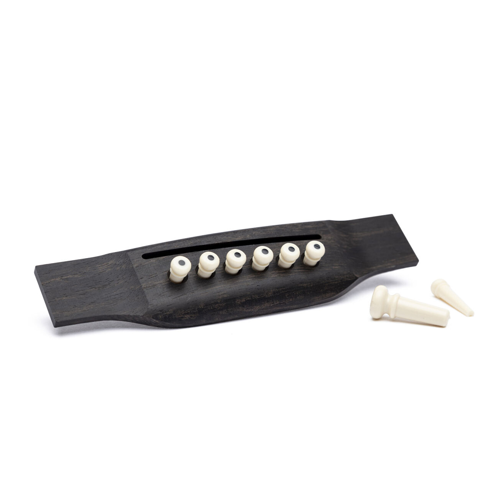 Martin 18APP28 Inlaid Bridge & Endpins - White/Black