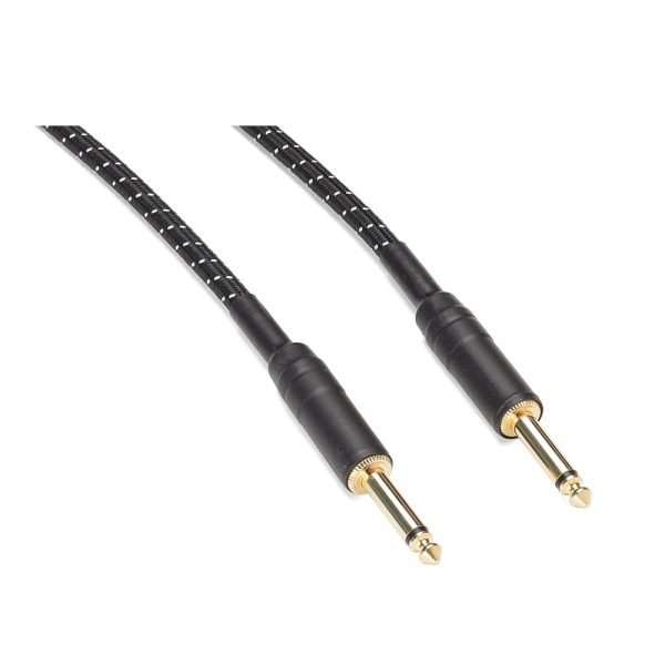 Samson Tourtek Pro TPIW25 Woven Fabric Mono Instrument Cable (Straight 1/4" Jack - Straight 1/4" Jack)