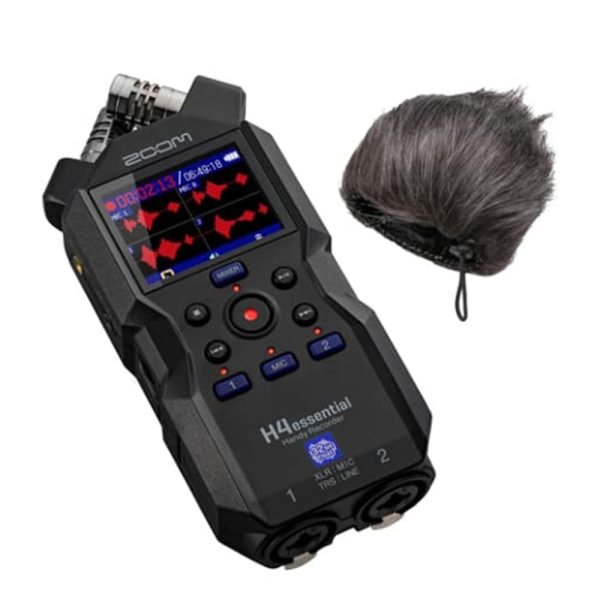Zoom H4essential Portable Recorder / WSH-4E Windscreen Bundle