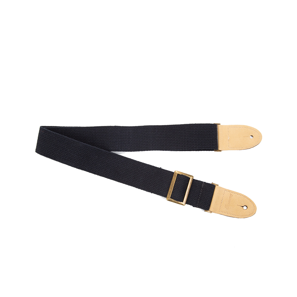 Harmony Cotton Guitar Strap, Black