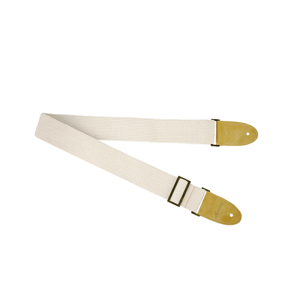 Harmony Cotton Guitar Strap, Cream