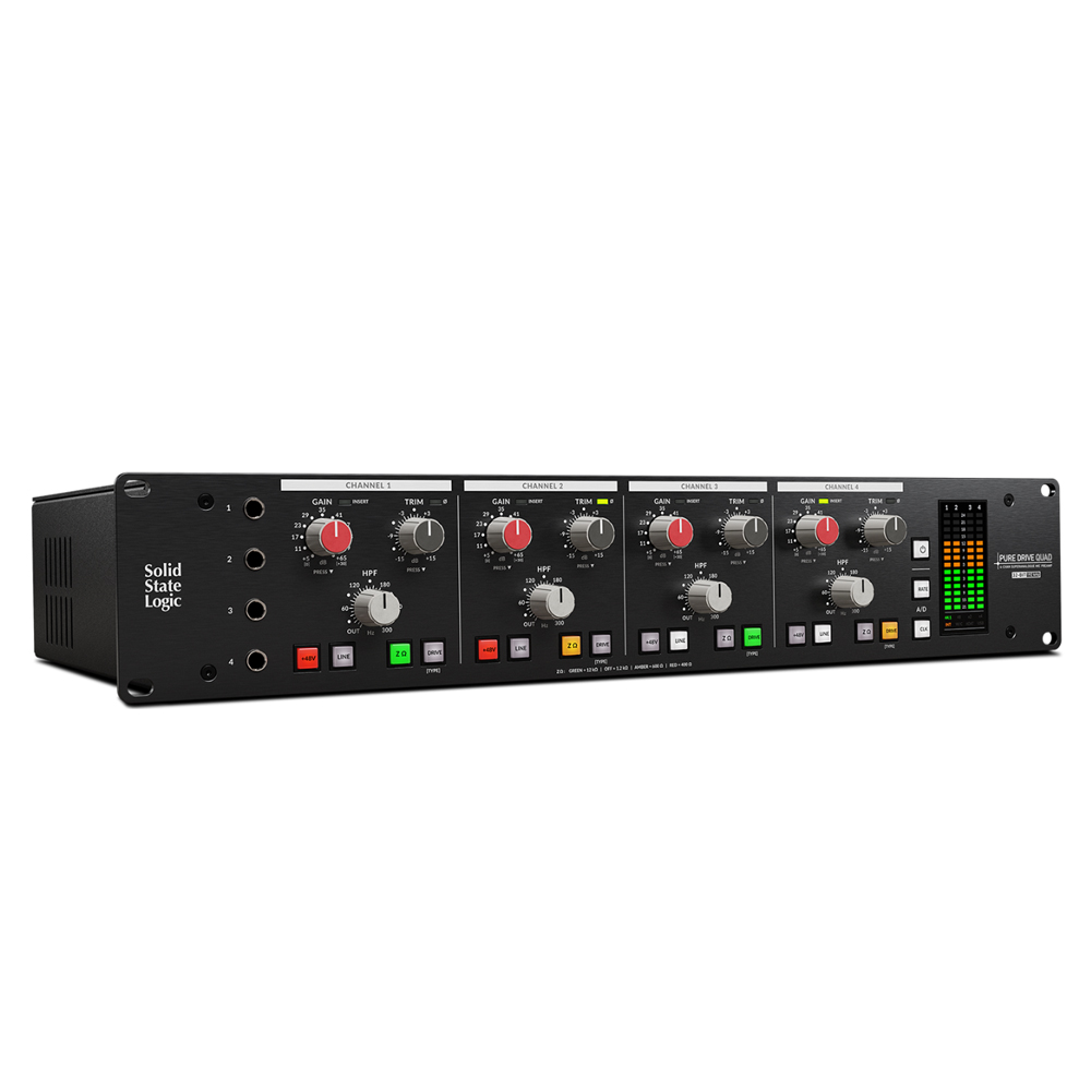 Solid State Logic PureDrive Quad 4-channel Mic/Line/Instrument Preamplifier