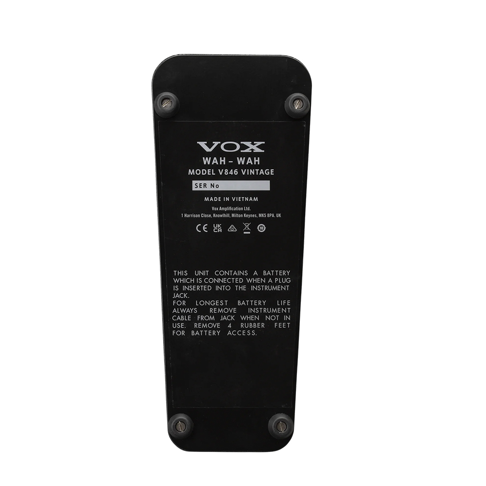 Vox V846 Vintage Wah-wah Effects Pedal - City Music - Singapore #1