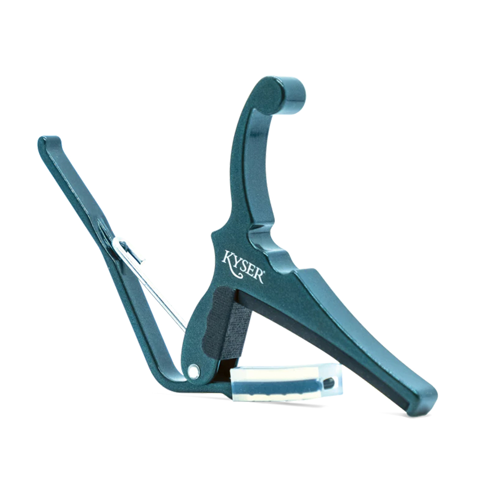 Kyser Fender KGEFSHG Quick-Change Electric Guitar Capo - Sherwood Green
