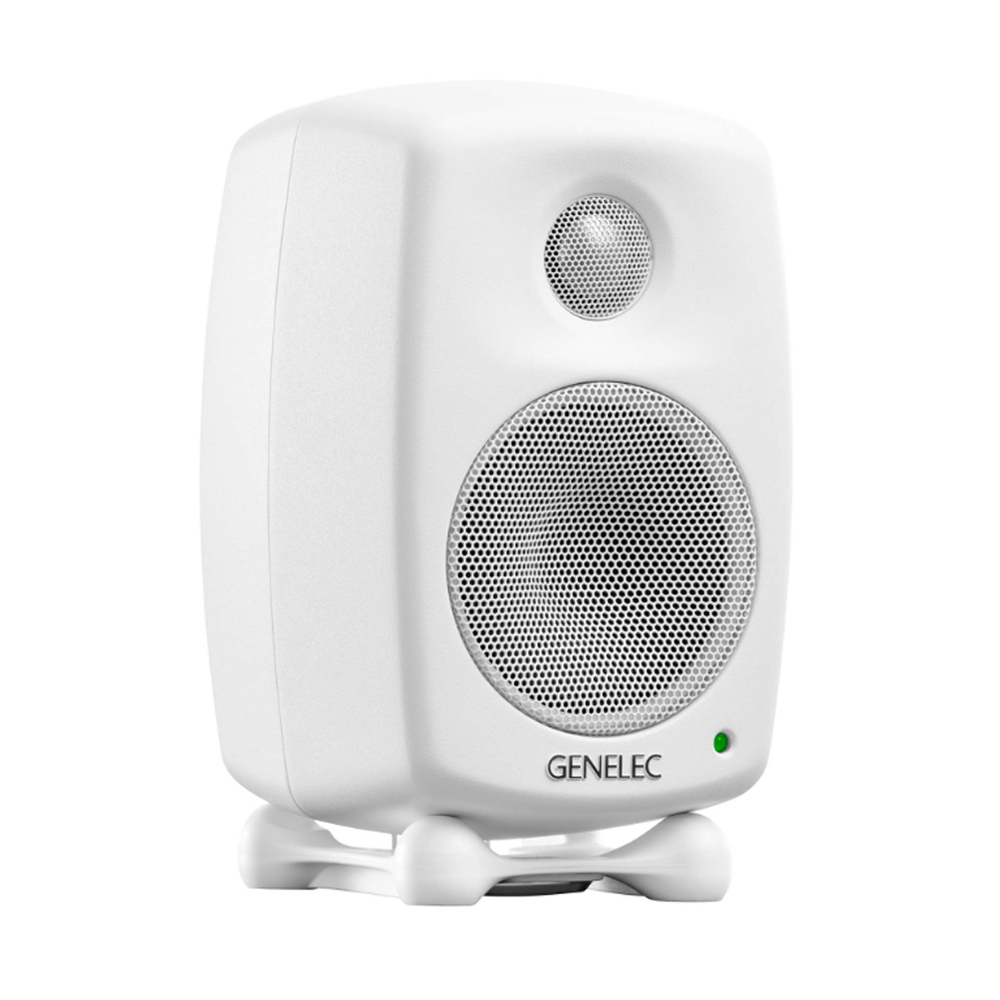 Genelec 8010A 3 inch Powered Studio Monitor (White, Single)
