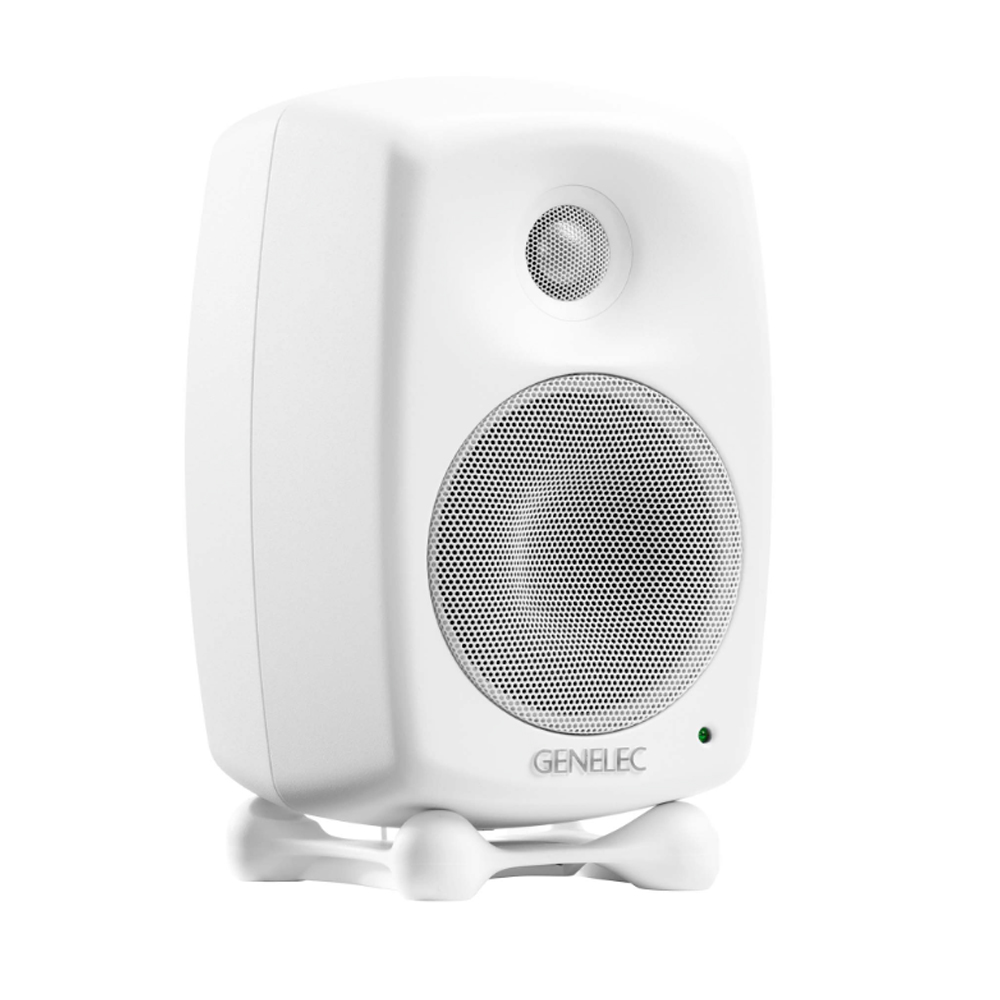 Genelec 8020D 4 inch Powered Studio Monitor (White, Single)