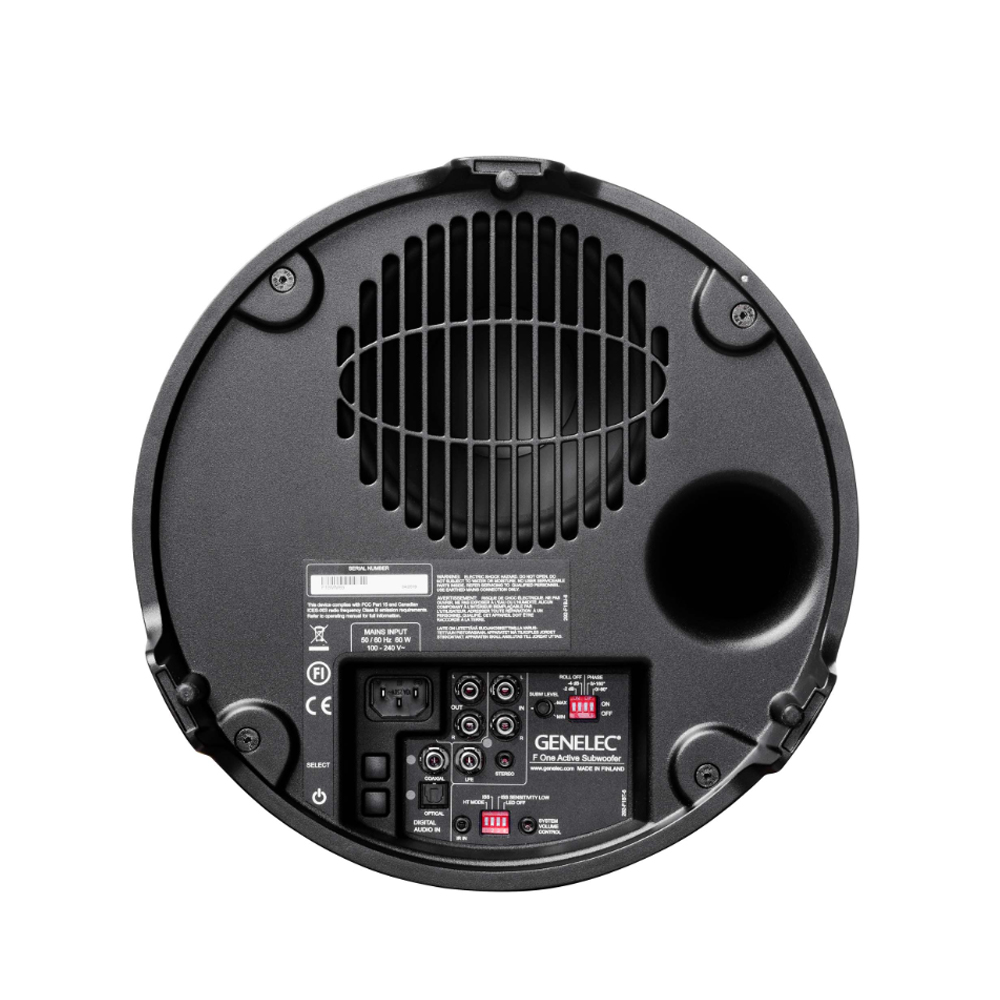 Genelec F One 40W Active Subwoofer With 6.5 Inch Woofer - Black
