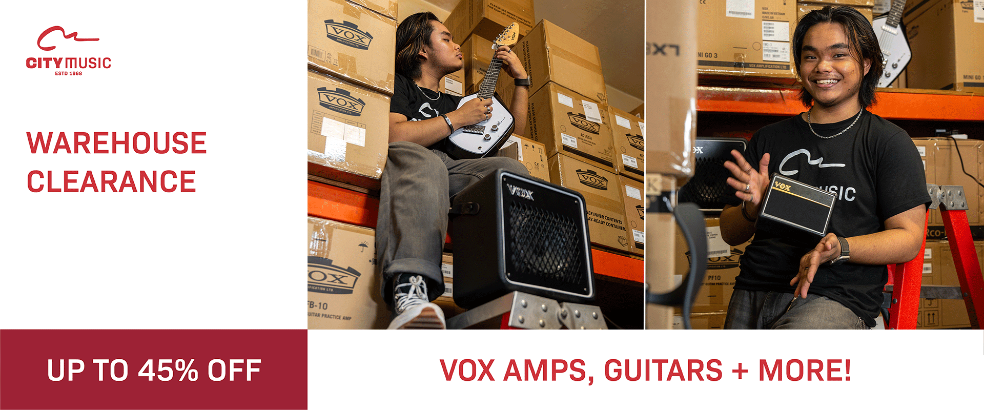 Warehouse Clearance 2024 - VOX Amps, Guitars + MORE! 