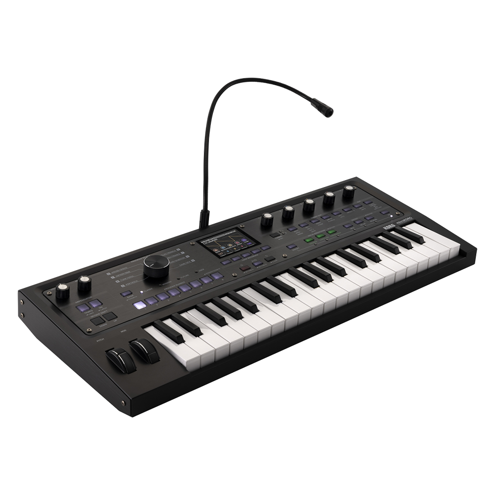 Korg Microkorg 2 37-key Virtual Analog Synthesizer and Vocoder – Limited-Edition Black