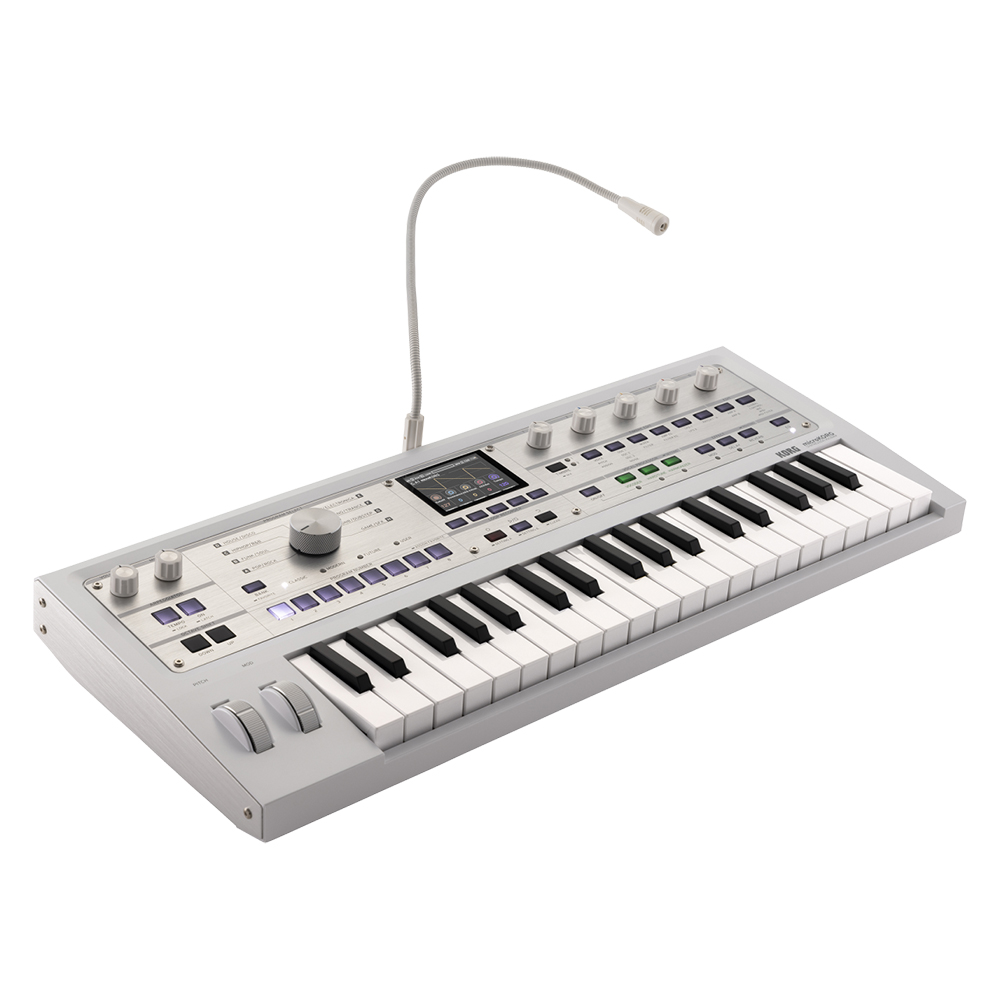Korg Microkorg 2 37-key Virtual Analog Synthesizer and Vocoder - Limited-Edition White