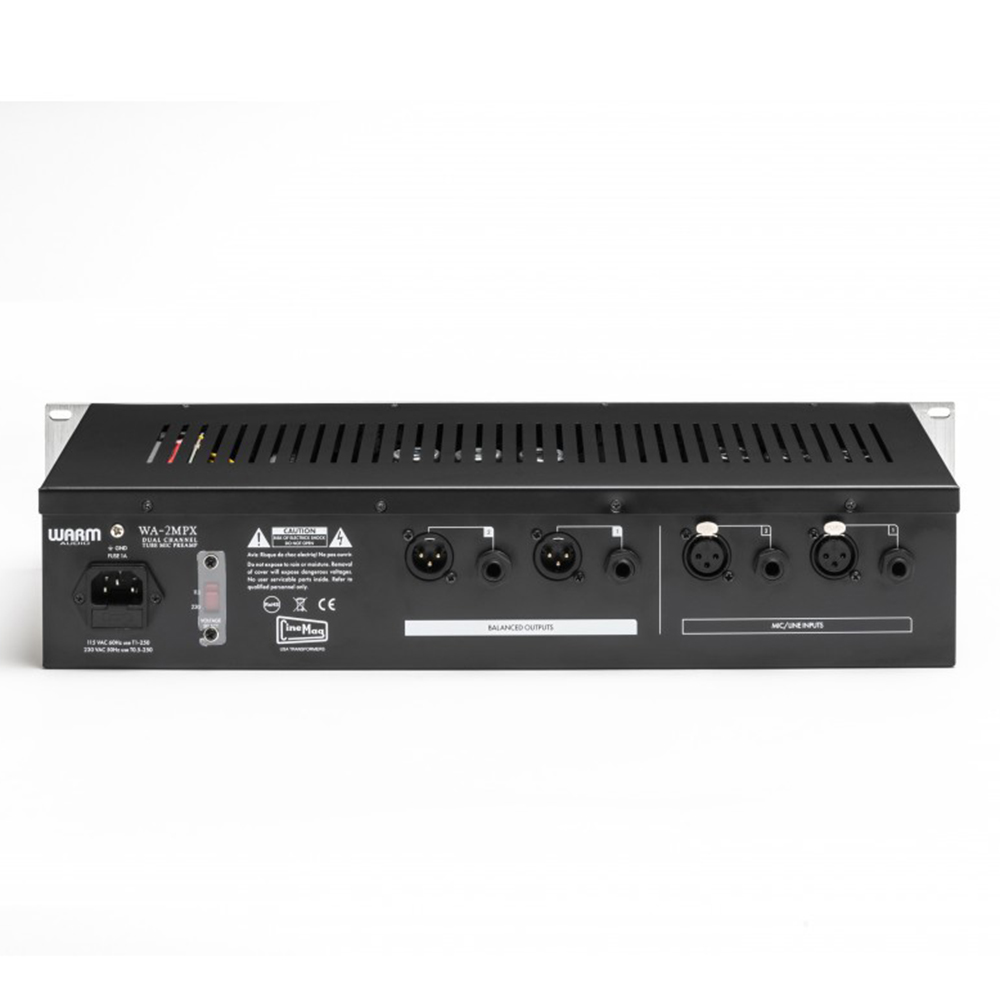 Warm Audio WA-2MPX 2-channel Tube Mic/Line/Instrument Preamp