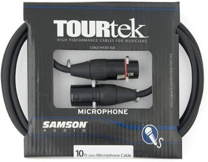 Samson Tourtek TM10 XLR Microphone Cable (3M) (XLR Male ? XLR Female)
