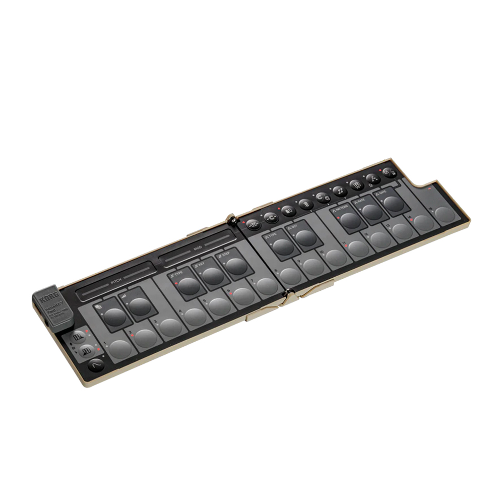 Korg nanoKEY Fold Foldable MIDI Keyboard - Sand Beige