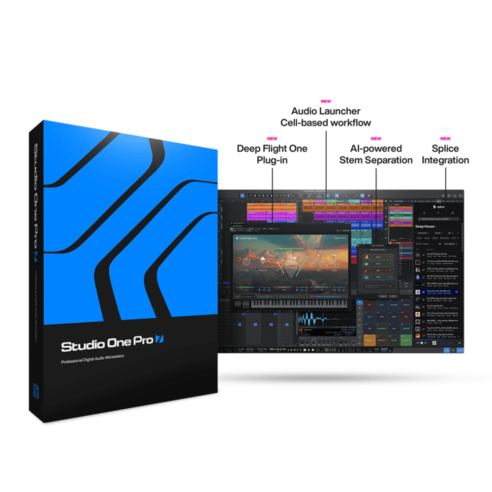 PreSonus Studio One Pro 7 - Perpetual License, Competitive DAW Crossgrade