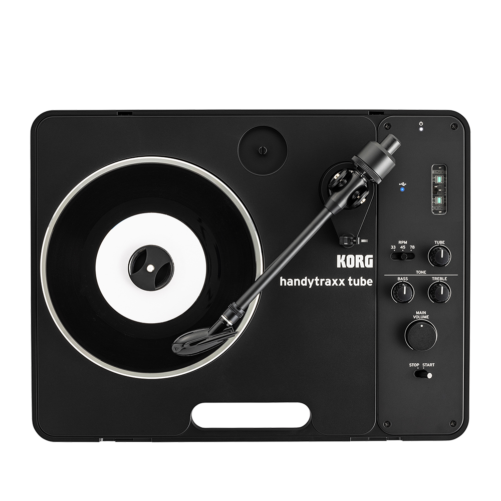 Korg handytraxx tube J Portable Record Player - Jico Clipper MM Cartridge