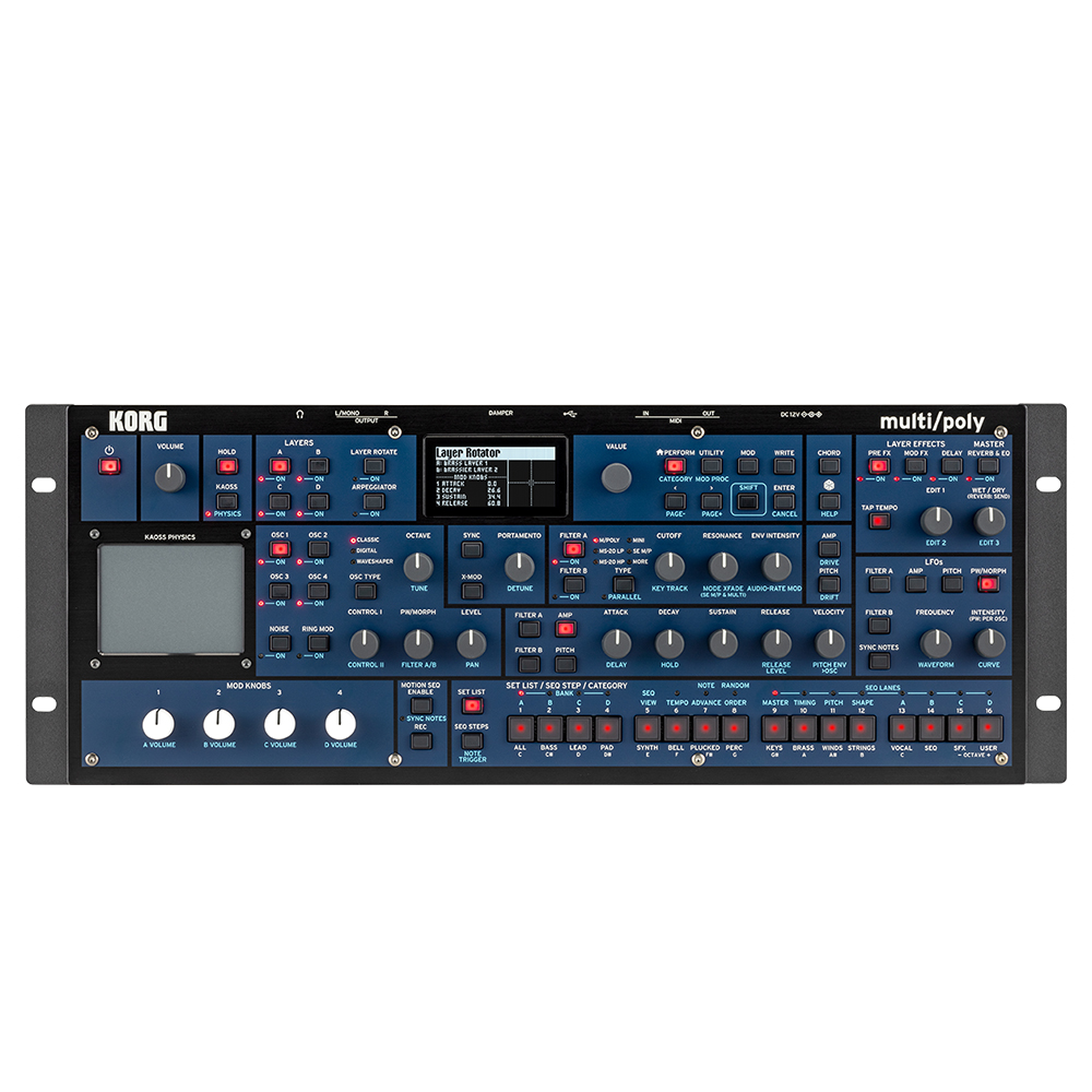 Korg Multi/Poly Analog Modeling Synthesizer Module