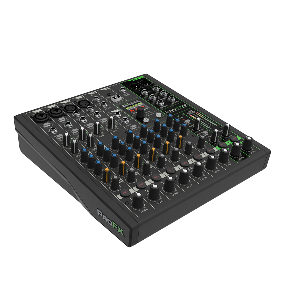 Mackie ProFX10 Go Battery-powered 10-channel Mixer With USB Mackie ProFX10 Go Battery-powered 10-channel Mixer With USB