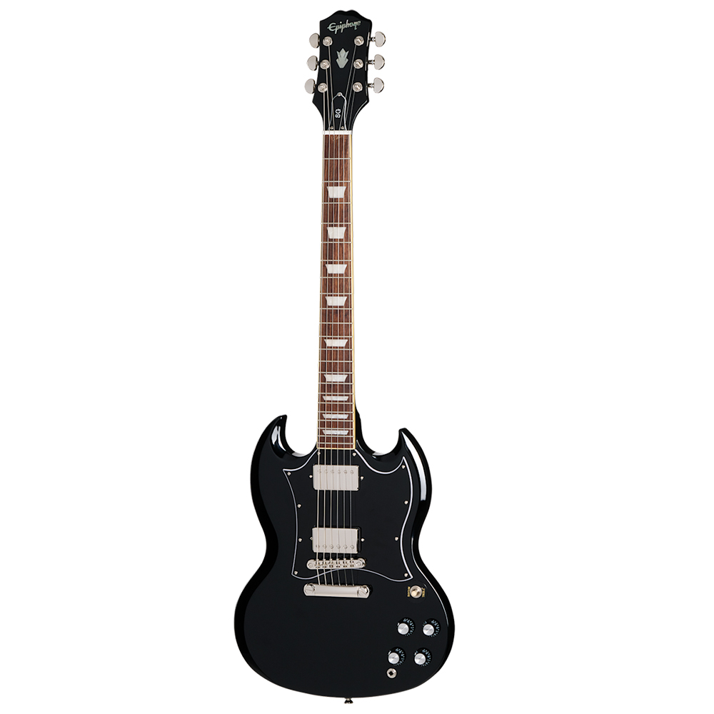 ギター Epiphone SG Standard Ebony Epiphone SG Standard Electric Guitar - Ebony - City Music
