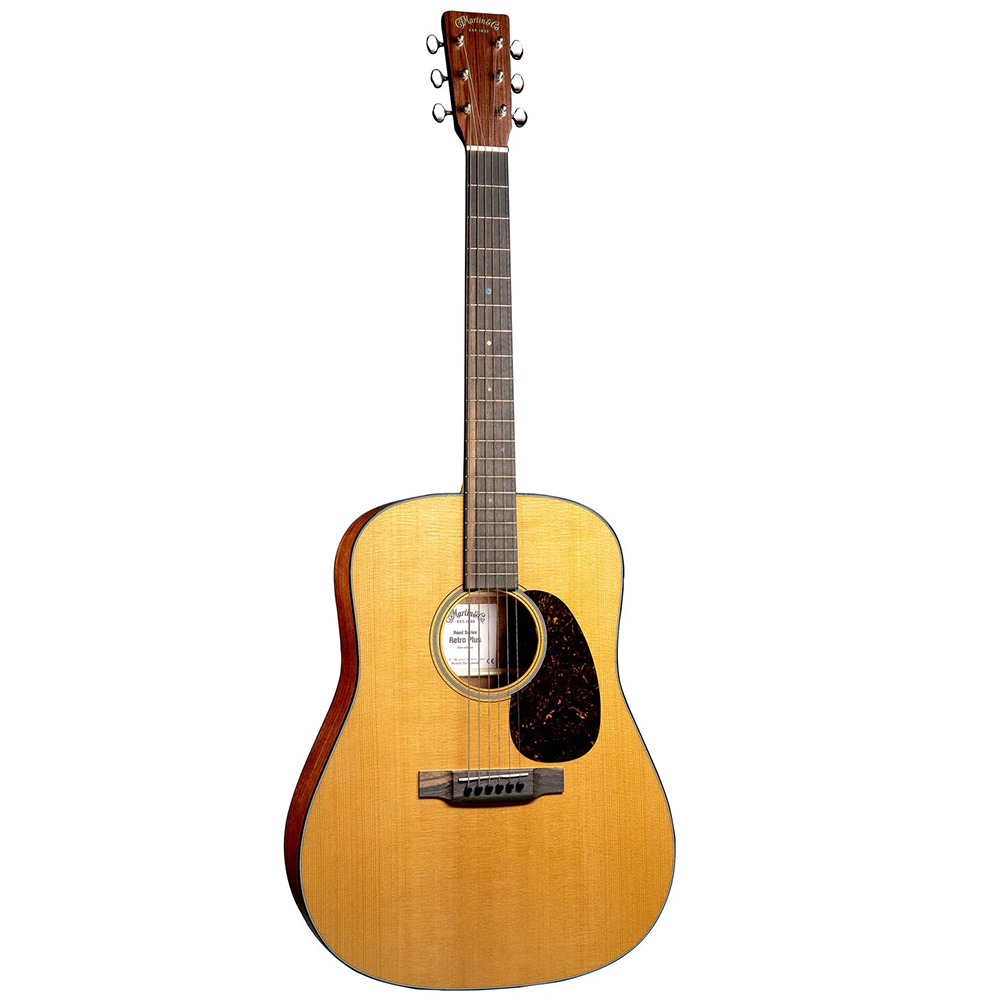 Martin DE Retro Plus Mahogany Road Series Acoustic-electric Guitar - Natural Aging Toner