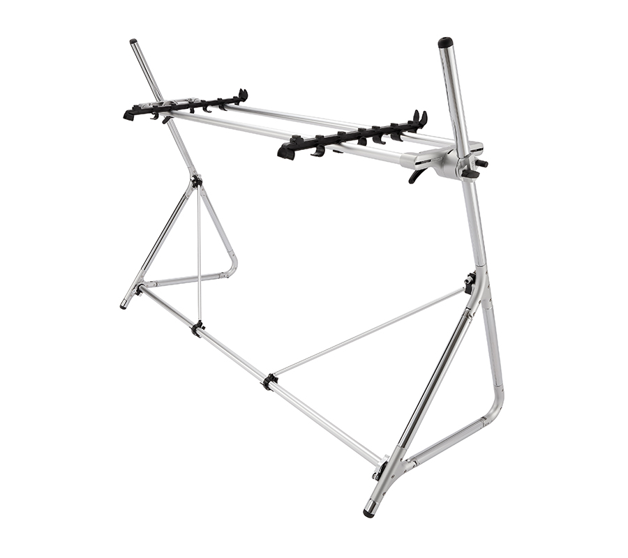 Sequenz Standard Double Tier Large Keyboard Stand, Silver (For 88 Ke