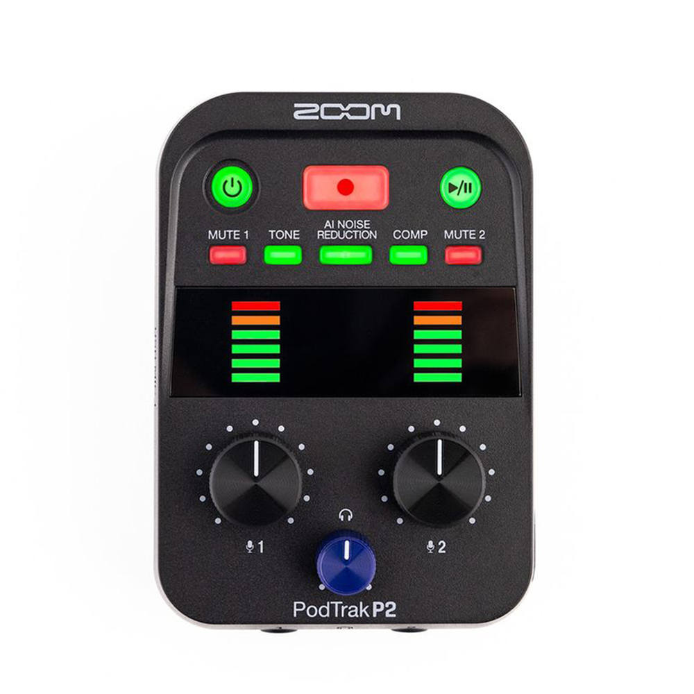 Zoom PodTrak P2 USB Mic Recorder