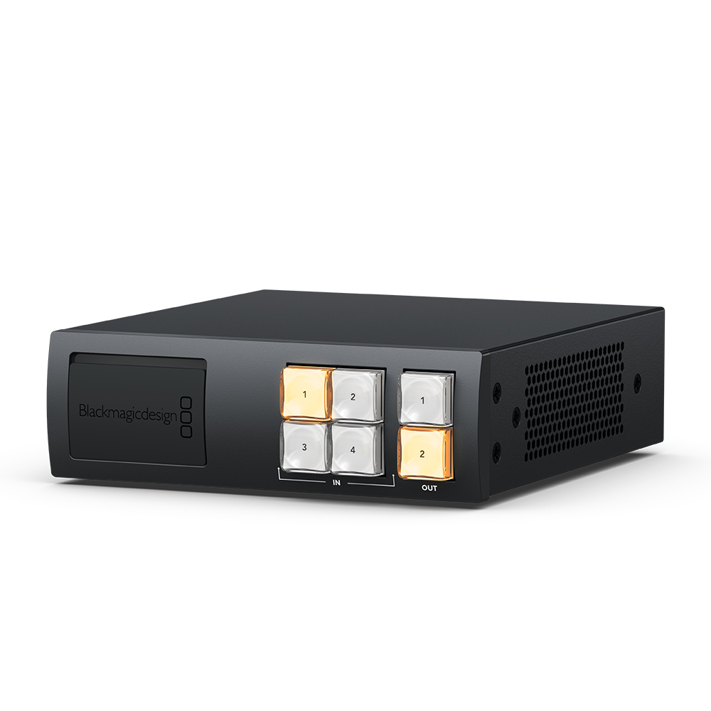 Blackmagic Design Videohub Mini 4-in x 2-out 12G Video Router