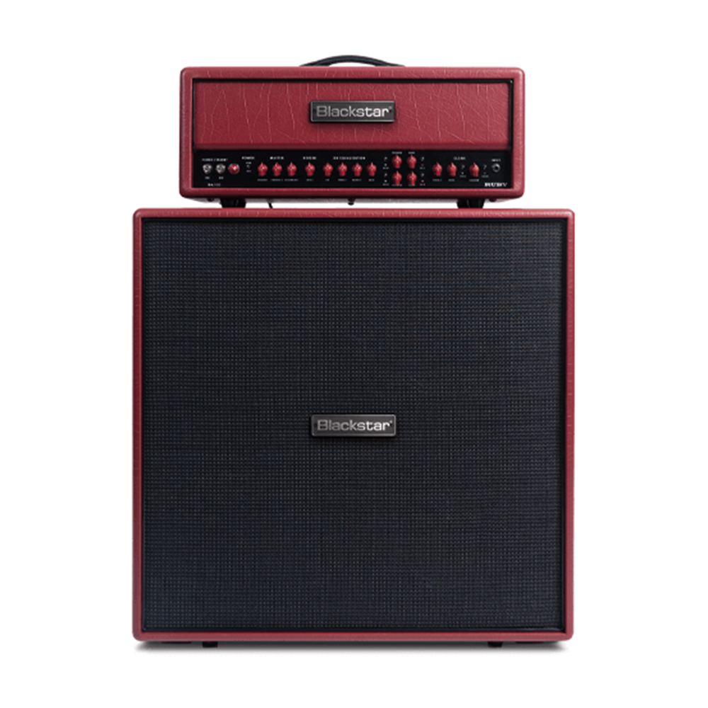 Blackstar DA100 Ruby 100-watt Tube Amplifier Head With DA412B 4 x 12-inch Guitar Cabinet