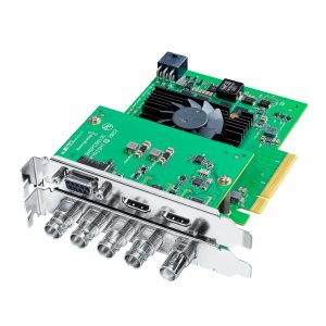 DeckLink 8K Pro G2 PCIe card with quad 12G-SDI for 8K video capture and playback.