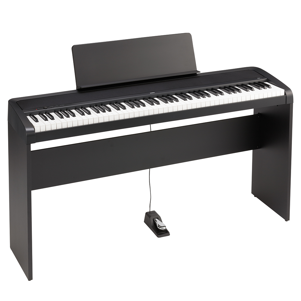 Korg B2SP+ 88-Key Digital Piano Package – Black