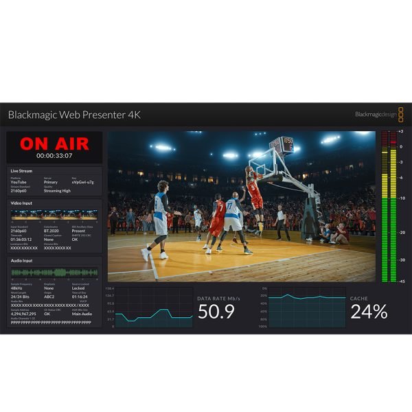 Blackmagic Design Web Presenter 4K Livestream Interface