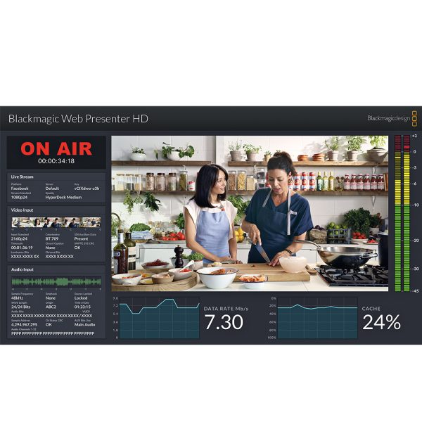 Blackmagic Design Web Presenter HD Livestream Interface