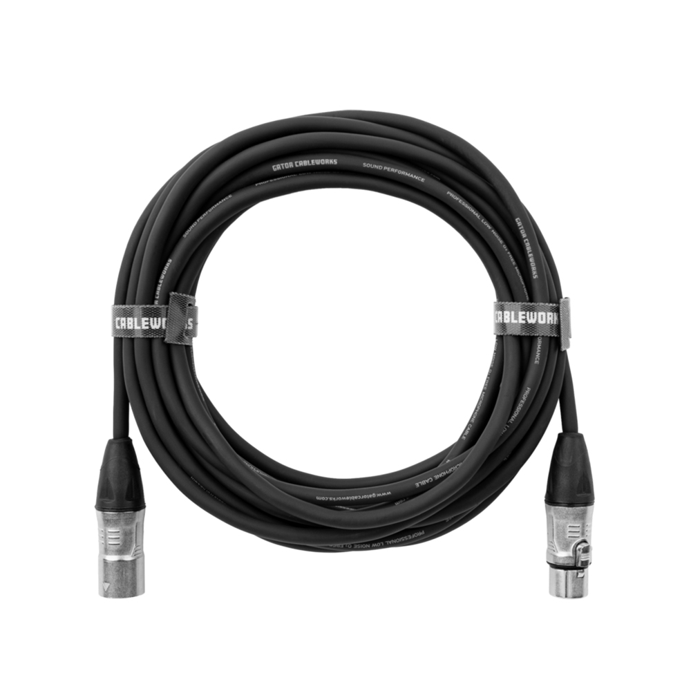 Gator Cableworks Backline Series Microphone Cable - 20 feet (6.1M)