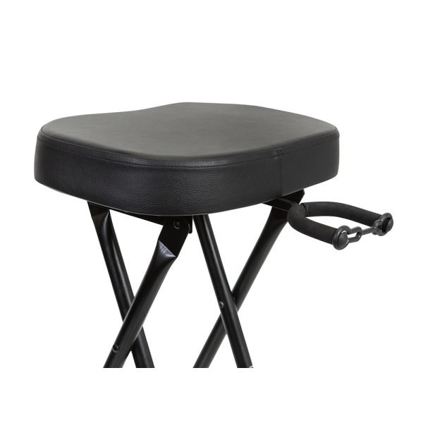 gator-guitar-stool-with-stand-2 Gator Frameworks Guitar Stool with Integrated Guitar Stand