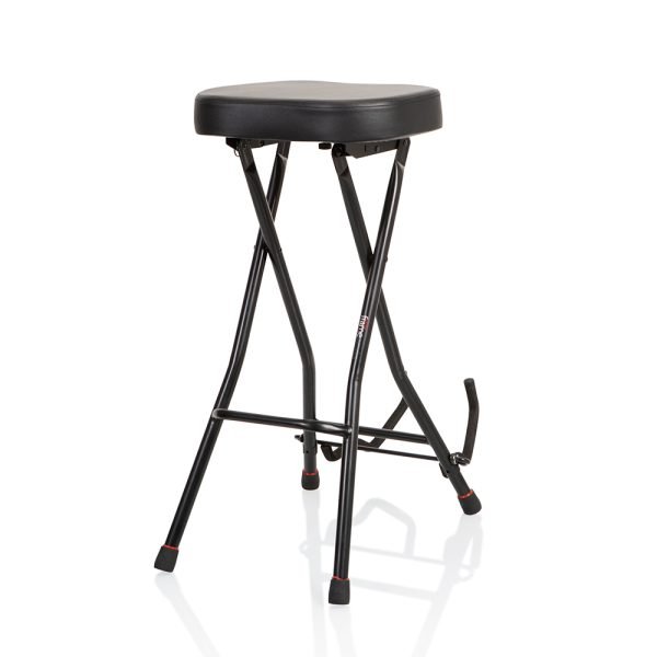 gator-guitar-stool-with-stand-6 Gator Frameworks Guitar Stool with Integrated Guitar Stand