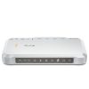 compact silver video converter with multiple ports and antennas, designed for extending camera feeds over optical fibe
