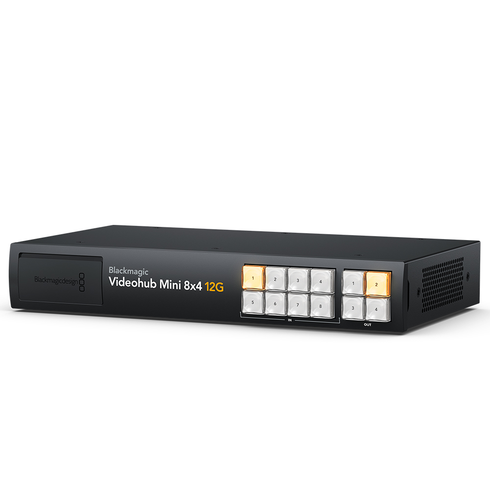 Blackmagic Design Videohub Mini 8-in x 4-out 12G Video Router