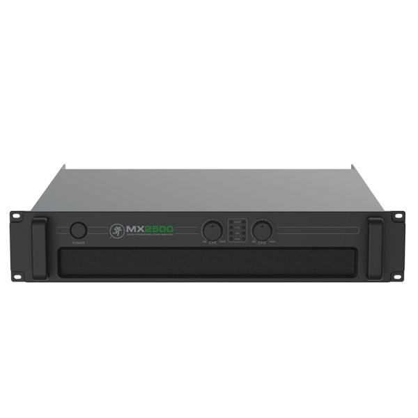 Mackie MX2500 1500W Professional Power Amplifier with rugged metal chassis and front panel controls