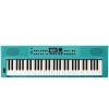 roland-go-key3-keyboard-turquoise Roland GO:KEYS 3 portable music creation keyboard in turquoise, featuring 61 keys, intuitive control panel, and built-in speakers