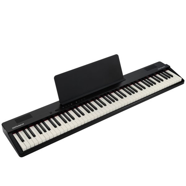 Roland GO:PIANO88 PX digital music creation keyboard with 88 full-size keys, slim portable design, and built-in speakers