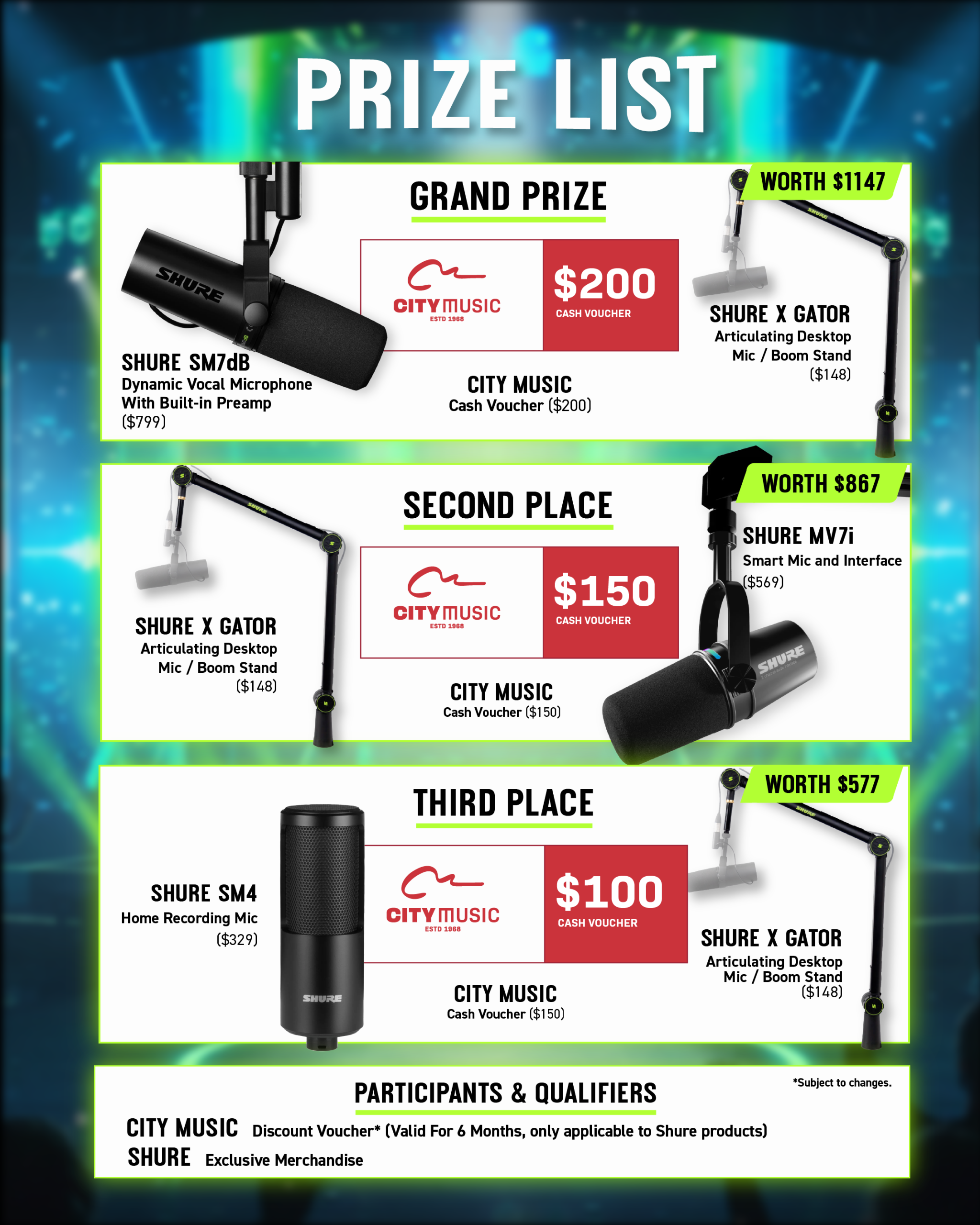 Shure Vocal Championship Singing Competition 6 Shure Singing Competition Upd scaled