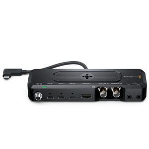 Camera Production Interface for iPhone 17 Pro/Pro Max with HDMI, 3 x USB-C, BNC Timecode I/O with Genlock, and 2 x 3.5mm Mic/Headphone