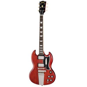 Solidbody Electric Guitar with Mahogany Body, Mahogany Neck, Rosewood Fingerboard, 2 Humbucking Pickups, and Tremolo